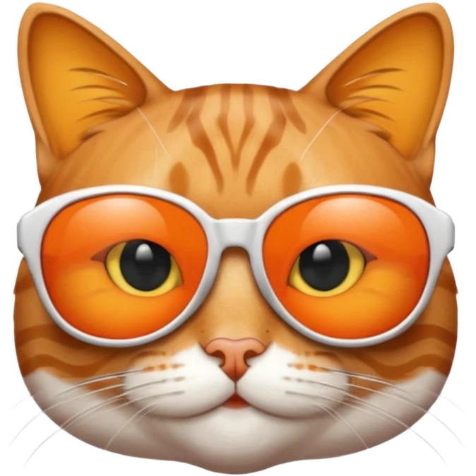 Cat wearing sunglasses emoji