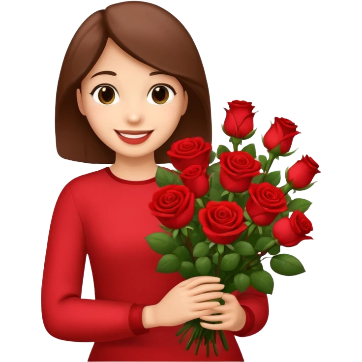 Giving flowers  emoji