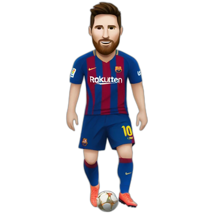 Messi au dessus de ronaldo emoji