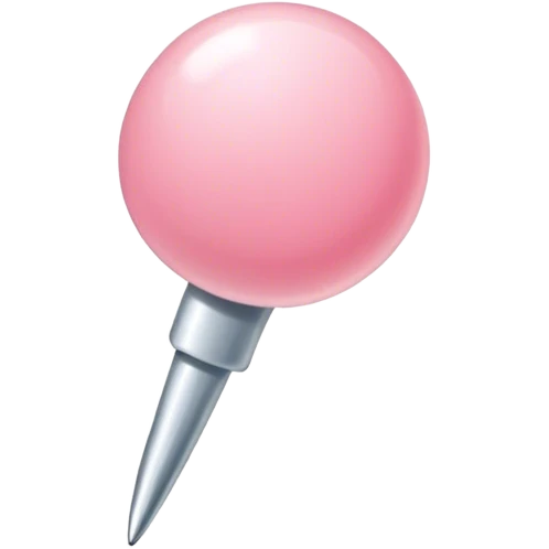 Light Pink push pin emoji