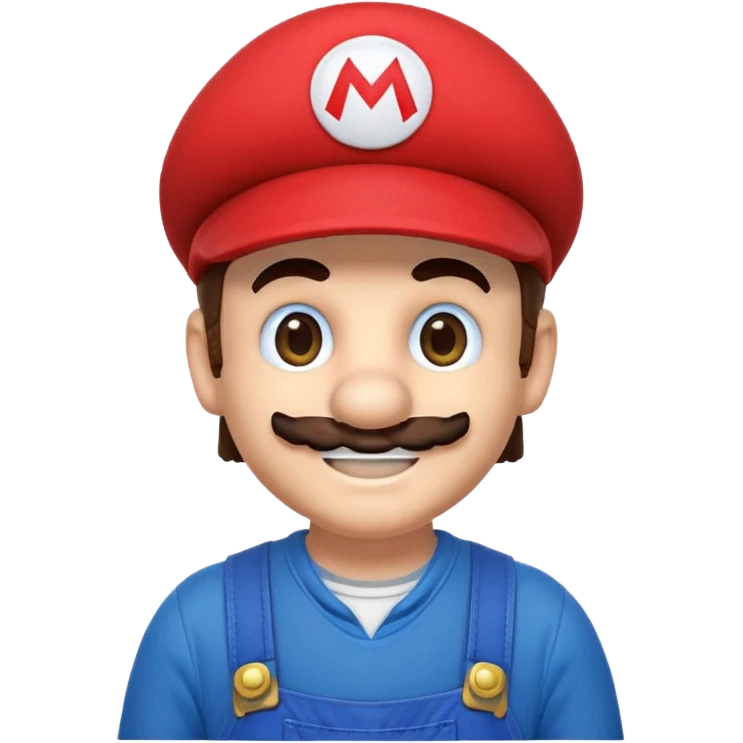 Mario pixel emoji