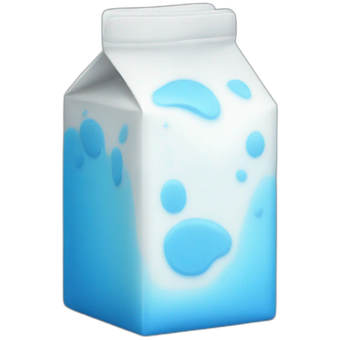 Blue Milk package emoji
