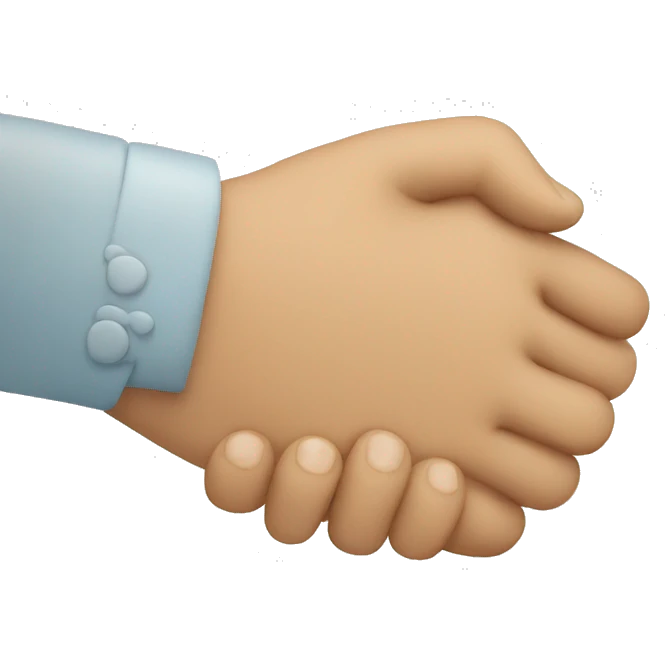hand holding person emoji