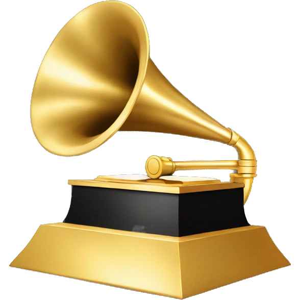 Grammy award trophy emoji