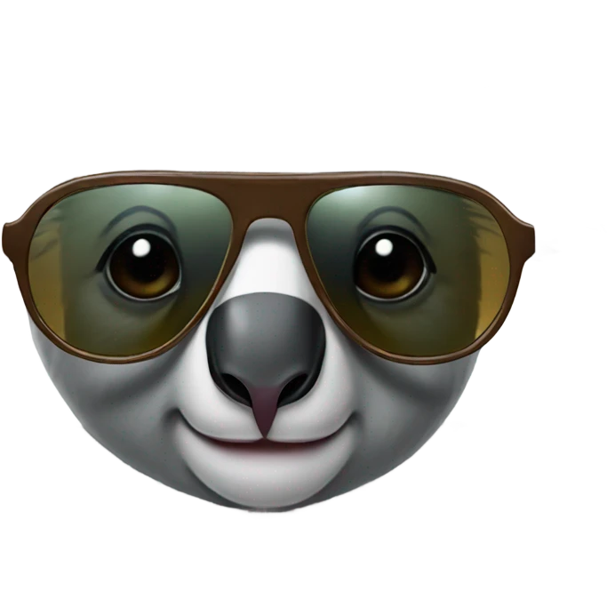 Koala in sunglasses emoji