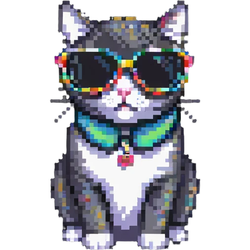 cool cat with sunglasses emoji