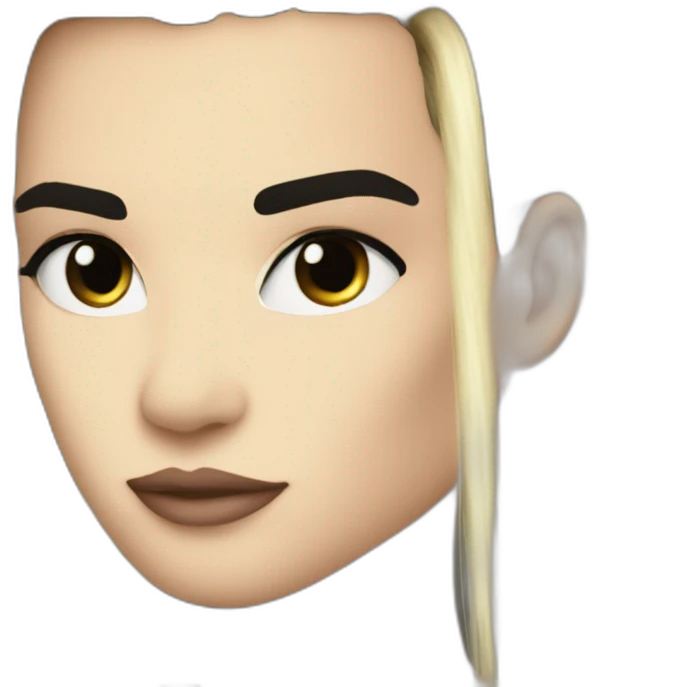Bill Kaulitz blonde hair straight emoji