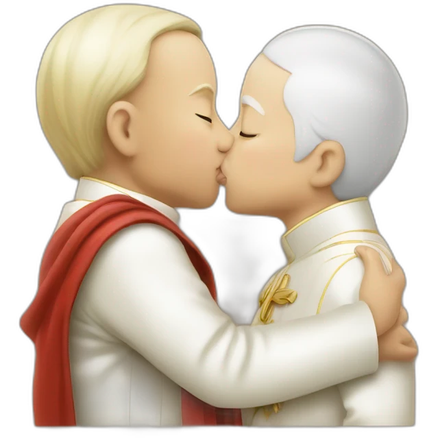 John-paul-II-kissing-child—with-tongue emoji