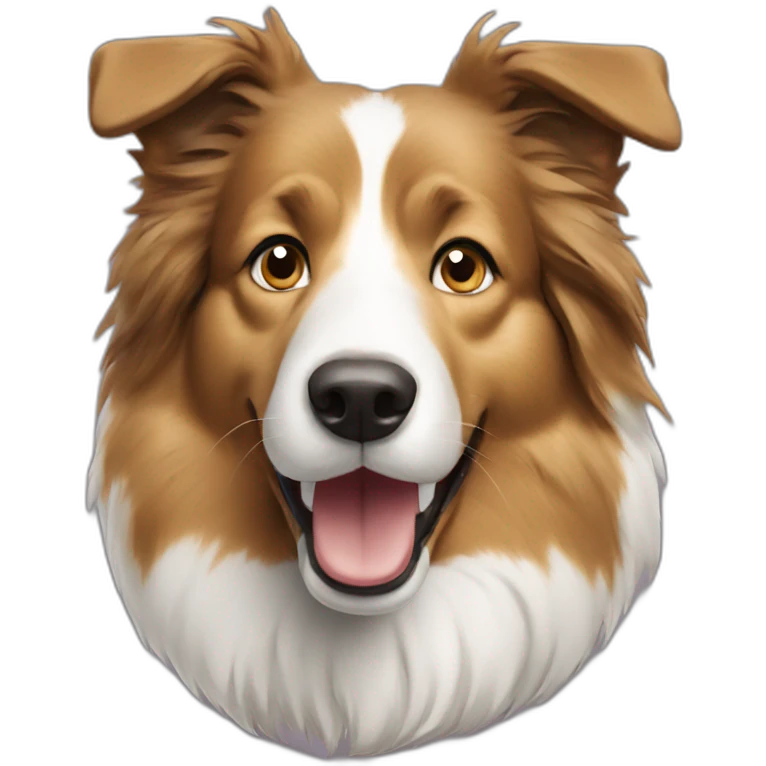 Collie dog emoji