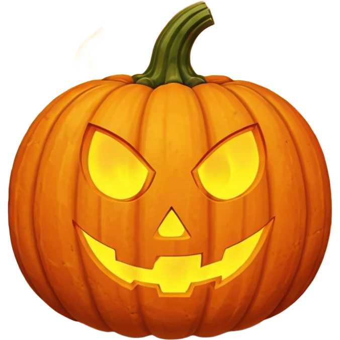 pumpkin on fire emoji