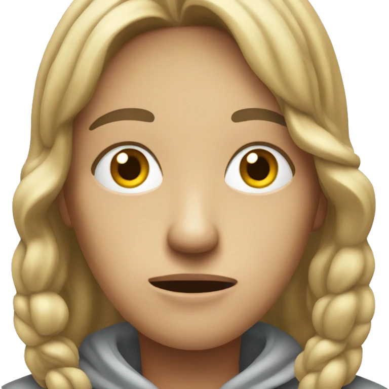 a person who is concerned about ai emoji