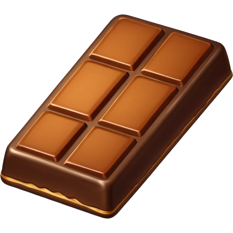 chcolate with caramel emoji