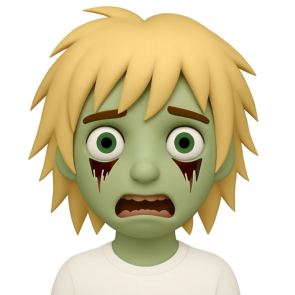Dye the hair blond. emoji