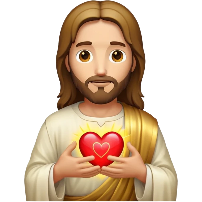 Jesus And heart emoji