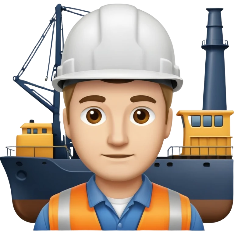 Shipyard worker emoji
