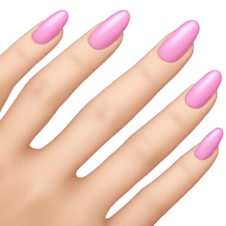 Pink nails  emoji