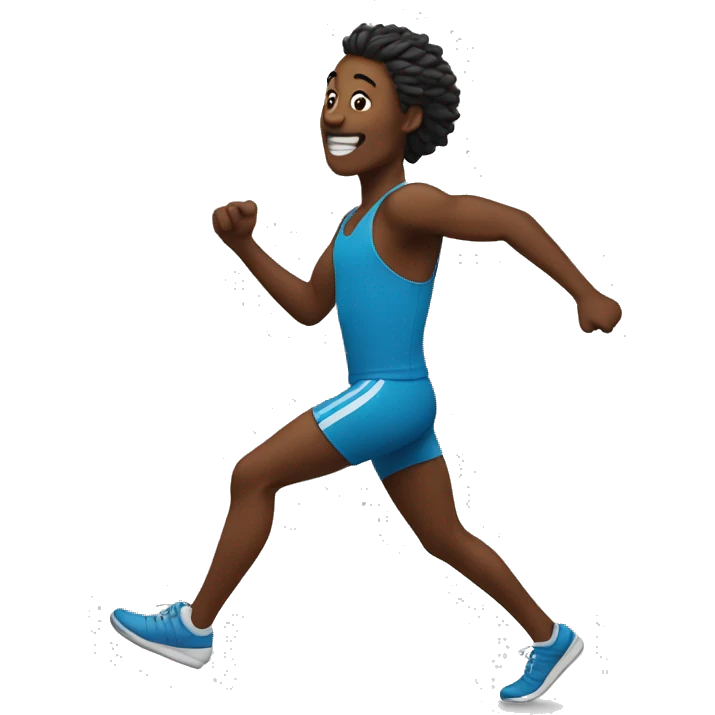 dancing runner emoji