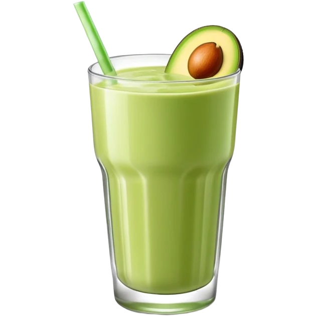 Avocado smoothie  emoji