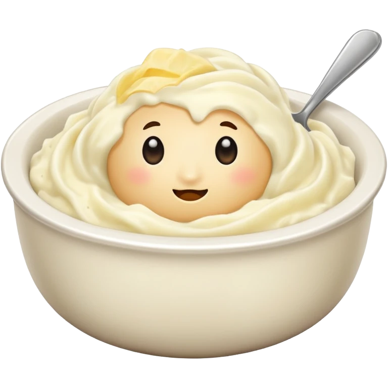 Mashed potatoes  emoji