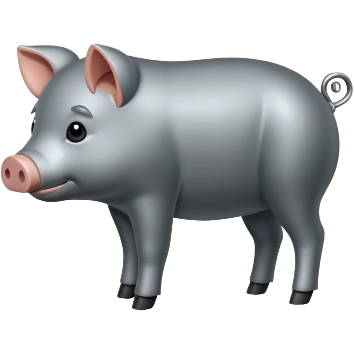 
pig's iron tail emoji