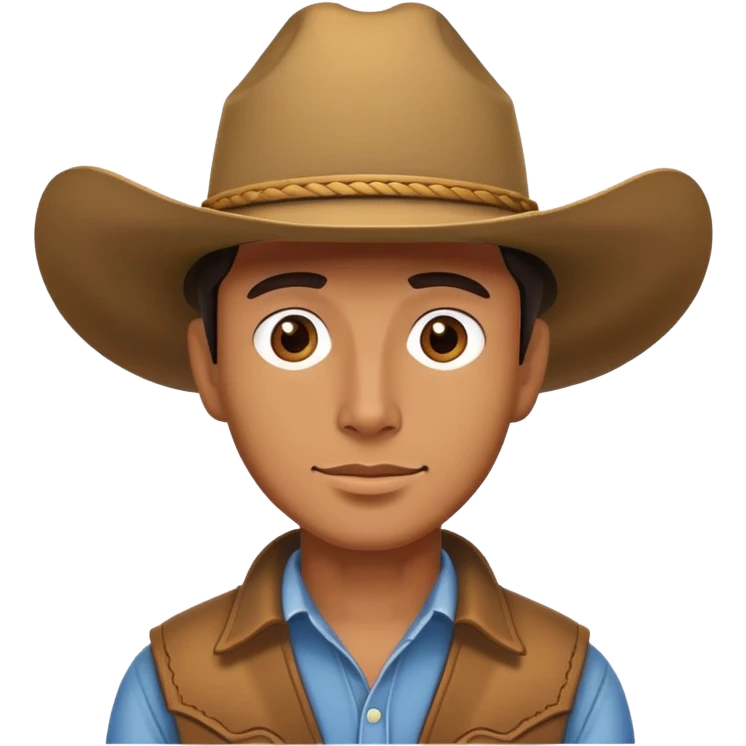 Man with cowboy hat emoji