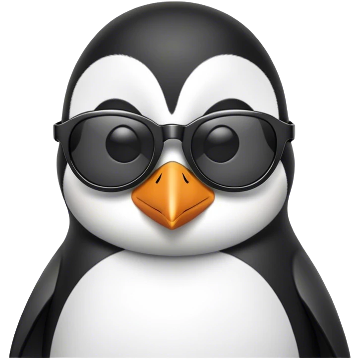 pingvin with sunglasses emoji