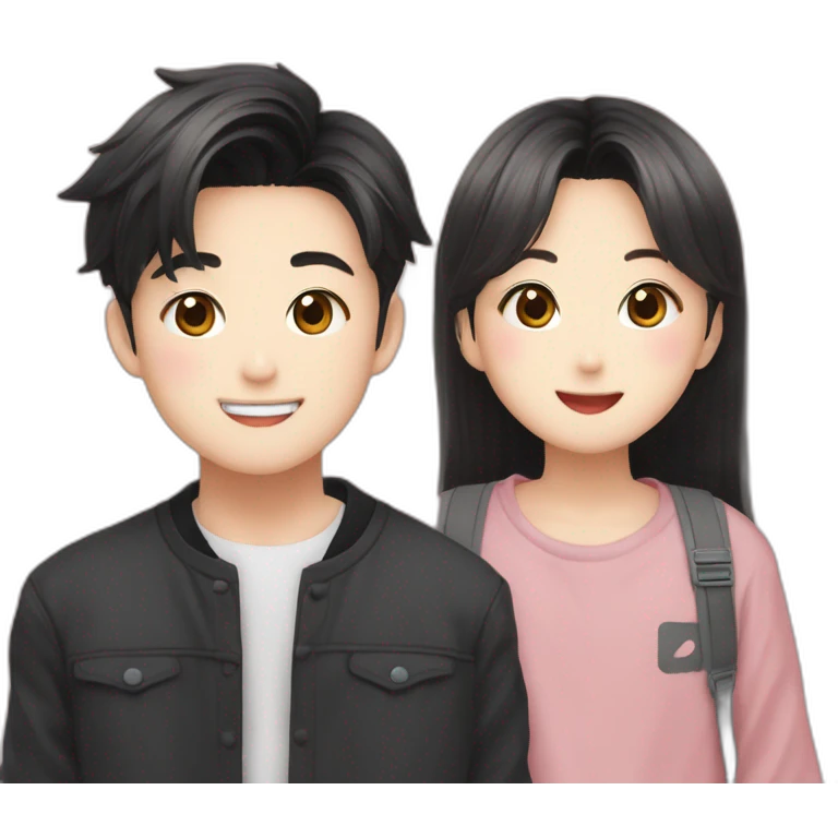 Hyunjin and Jeongin  emoji