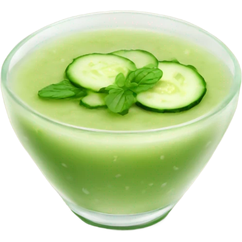 Cucumber gazpacho  emoji