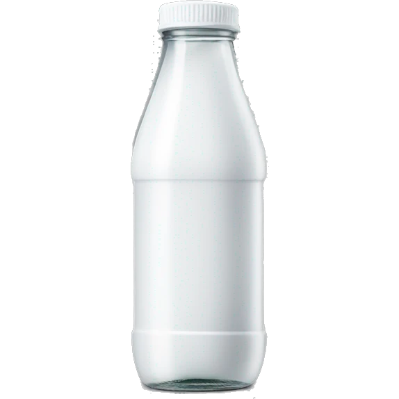 juice bottle with white cap emoji