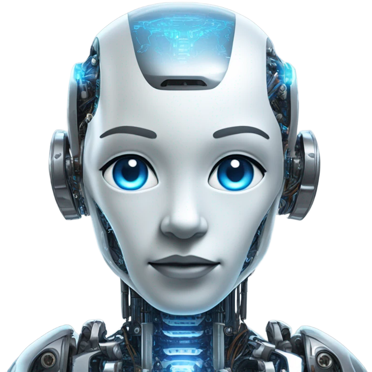 An artificial intelligence emoji