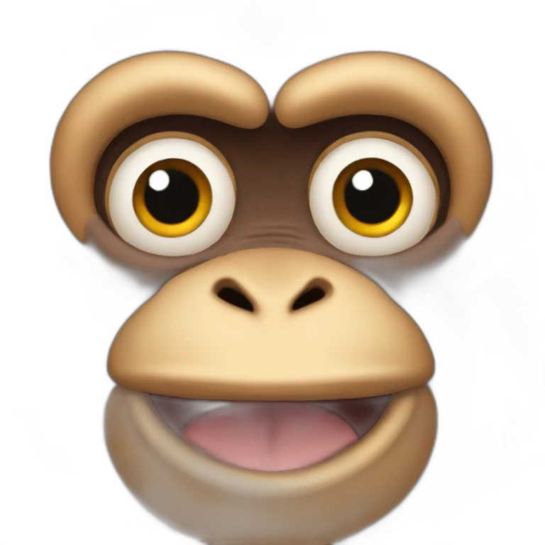 minding monkey emoji