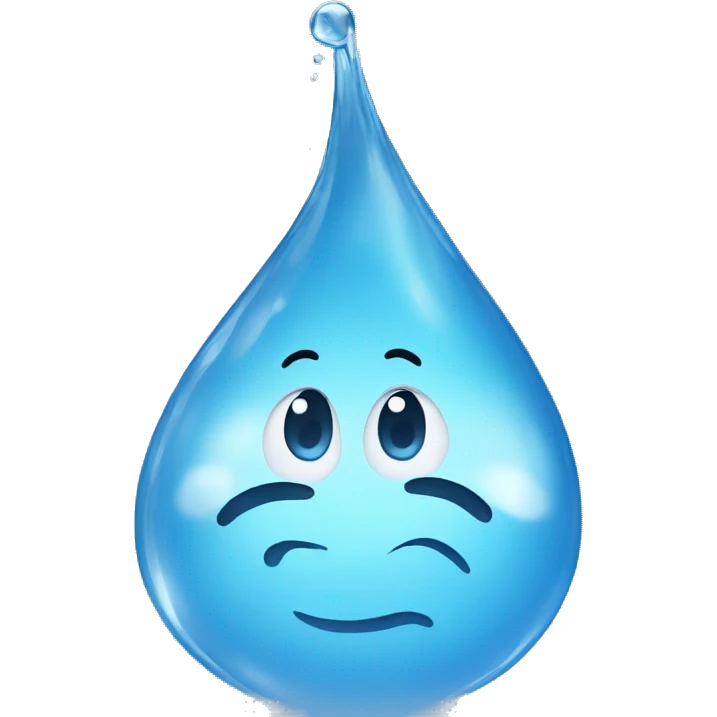 Water drop  emoji