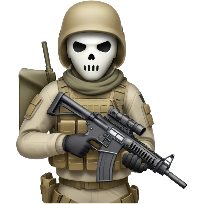 call of duty ghost with M4 emoji