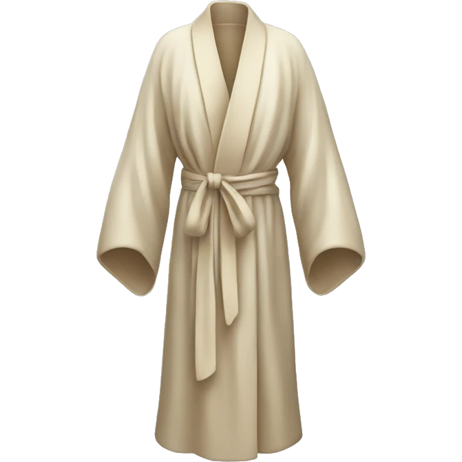 Flowy elegant robe emoji