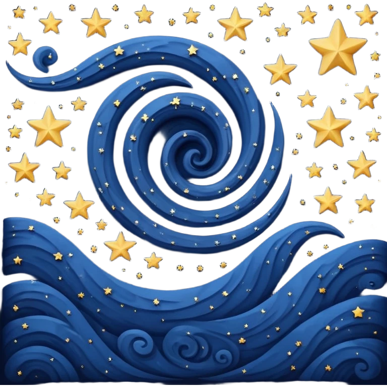 Starry night emoji