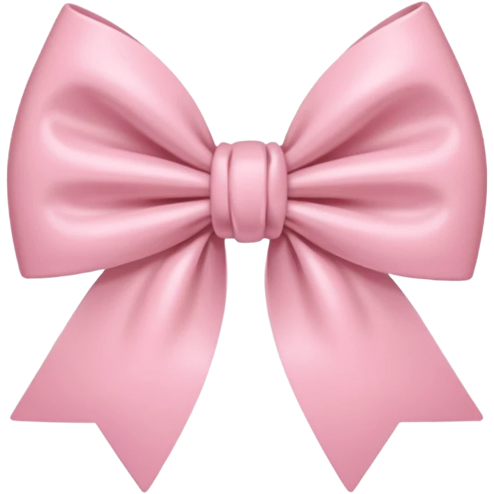 Very light Pink coquette aesthetic bow  emoji