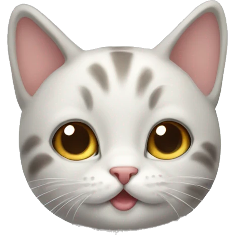 a cute cat emoji