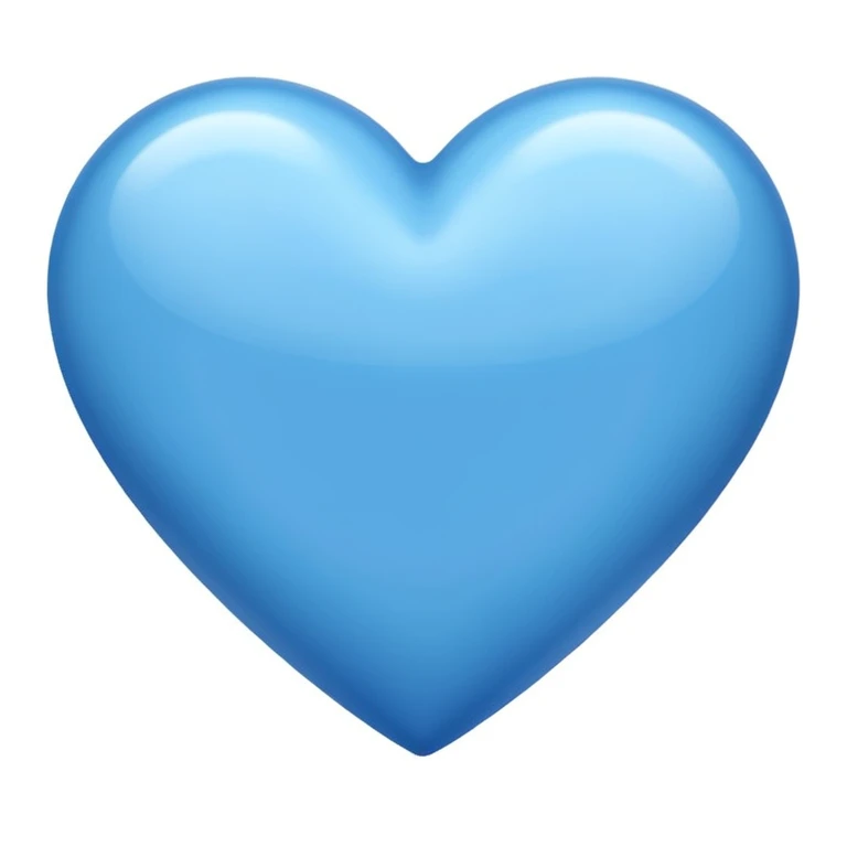 Blue heart emoji