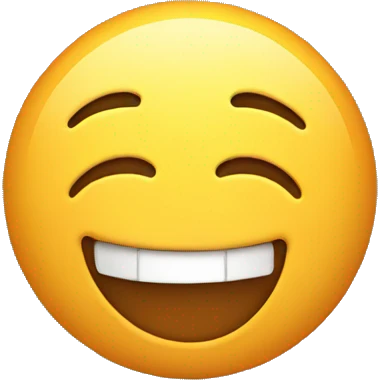 Laughing emoji without tears emoji