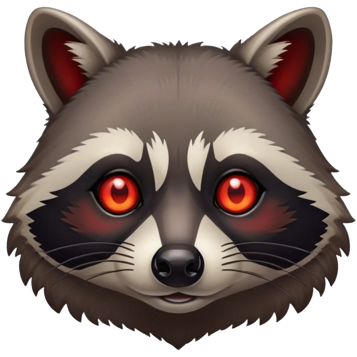 evil racoon emoji