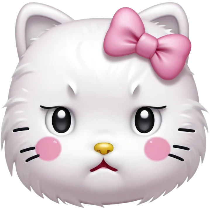 Hello kitty crying emoji
