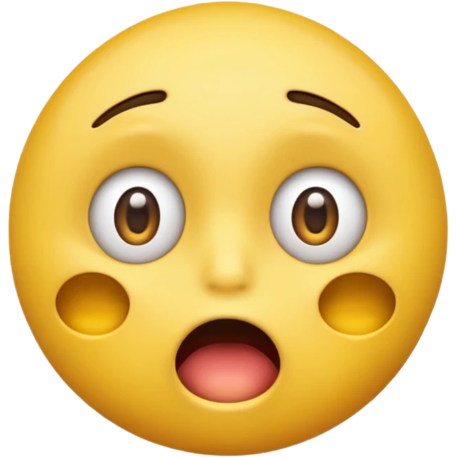 Please make a yellow emoji face that tells someone I need help  emoji