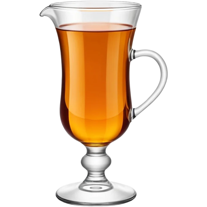 Turkish tea glass in “ince belli bardak” emoji