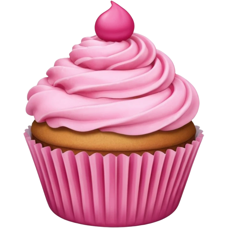 لمبرقيني Cupcake with pink icing emoji