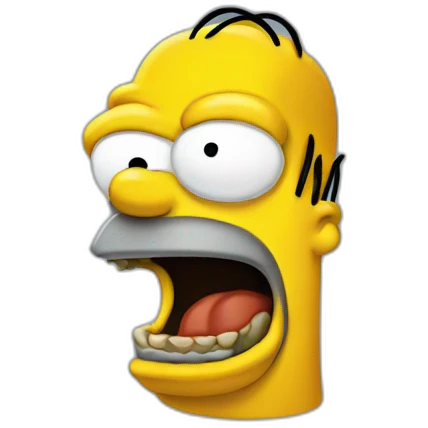 Homer who eat emoji