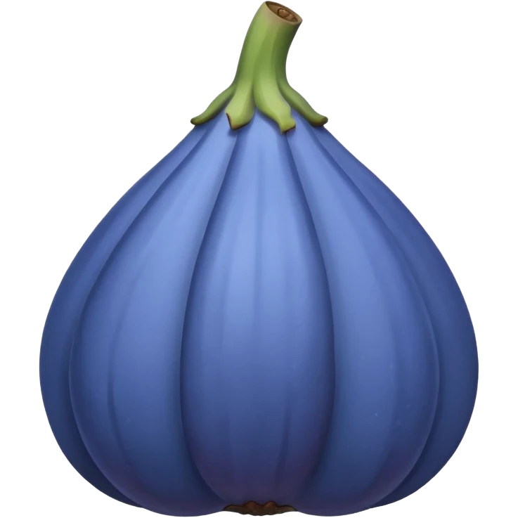 blue fig emoji