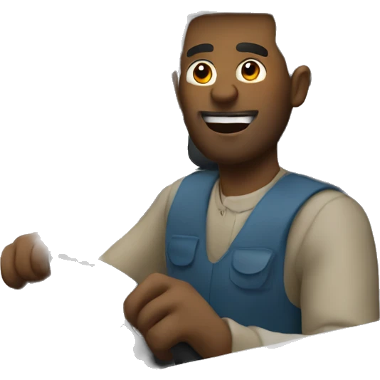 Man driving a car  emoji