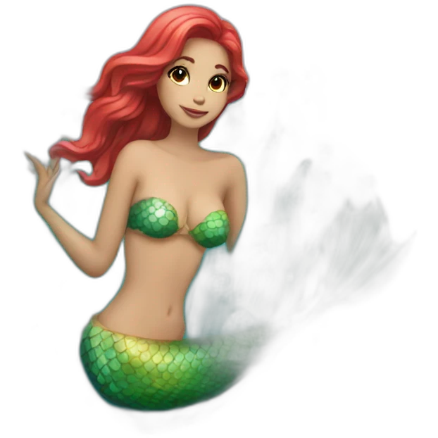 Beautiful Mermaid swim emoji