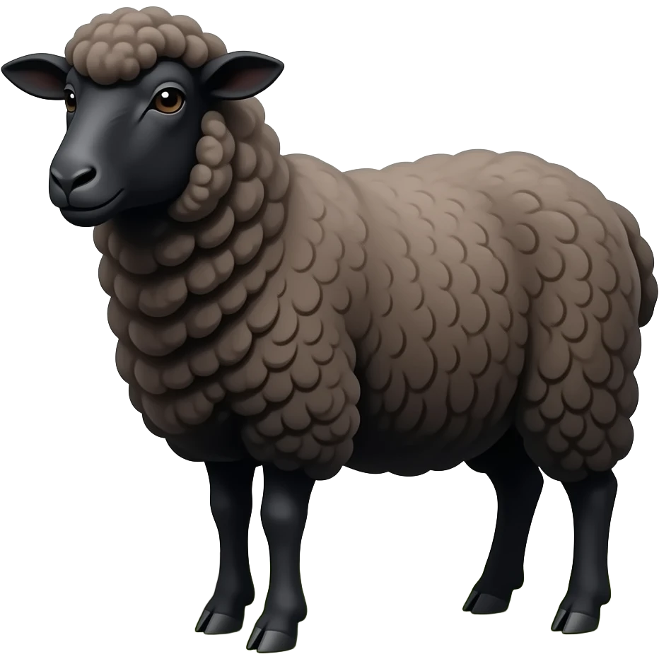 BA BA Black Sheep At The Countryside One Sheep Stone One Master And One Dame One Brown Hair Dark Skin Boy White Skirt Downs The Leanne emoji