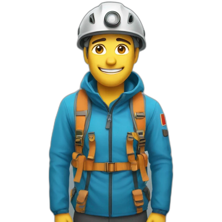 un alpiniste emoji
